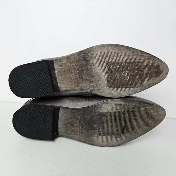 Bed Stu Ravine Booties Grey Rustic Natural Leather 6.5 - Picture 6 of 12